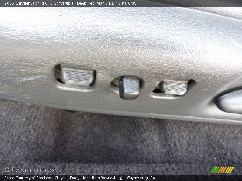 Deep Red Pearl / Dark Slate Gray 2005 Chrysler Sebring GTC Convertible