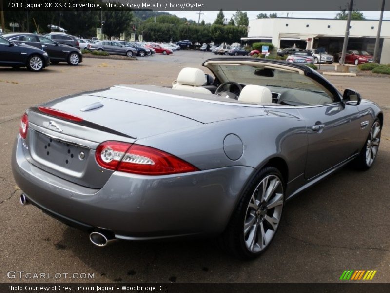 Stratus Grey Metallic / Ivory/Oyster 2013 Jaguar XK XKR Convertible