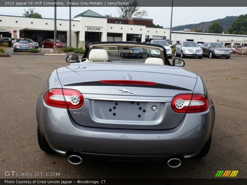 Stratus Grey Metallic / Ivory/Oyster 2013 Jaguar XK XKR Convertible