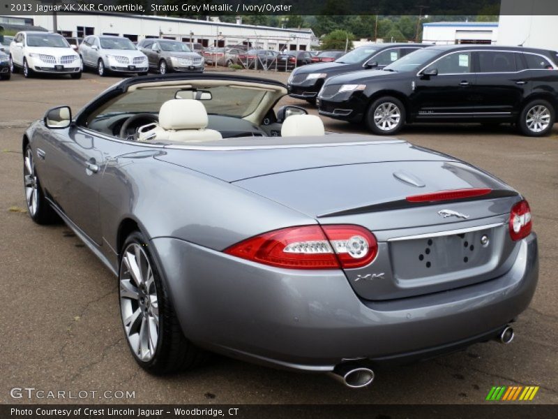 Stratus Grey Metallic / Ivory/Oyster 2013 Jaguar XK XKR Convertible