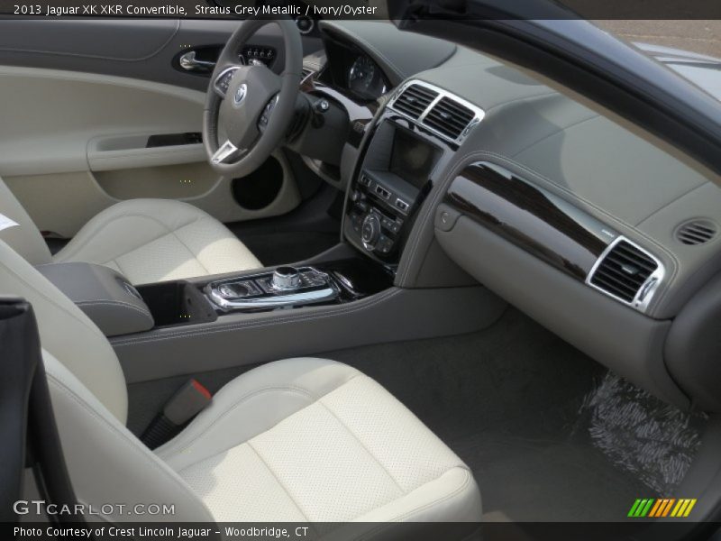 Stratus Grey Metallic / Ivory/Oyster 2013 Jaguar XK XKR Convertible
