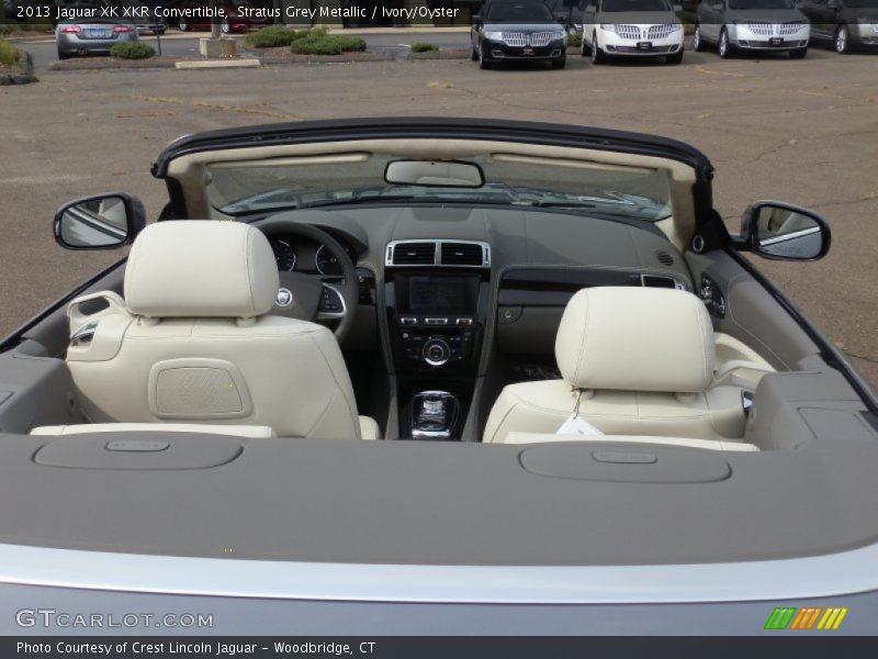 Stratus Grey Metallic / Ivory/Oyster 2013 Jaguar XK XKR Convertible