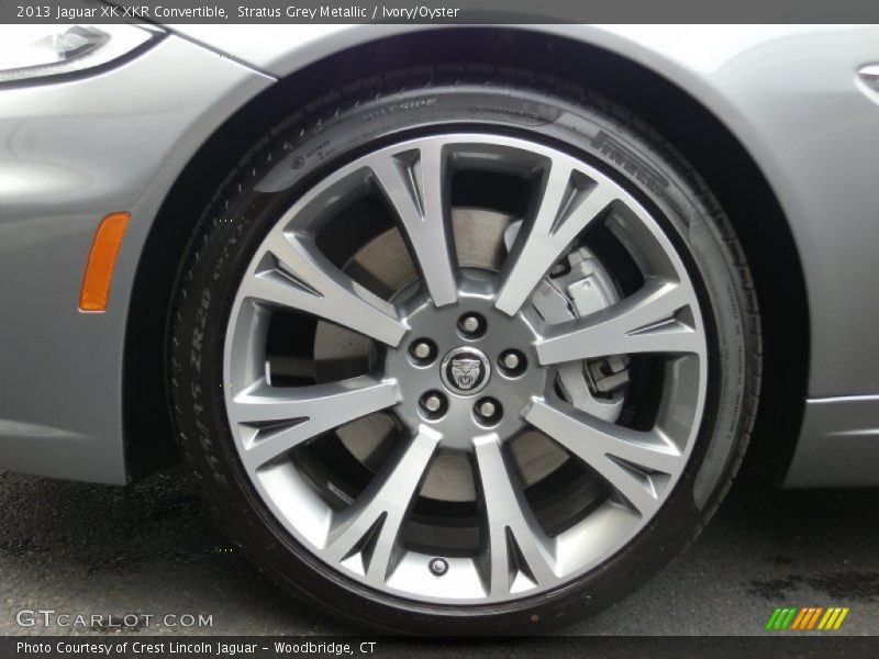 Stratus Grey Metallic / Ivory/Oyster 2013 Jaguar XK XKR Convertible