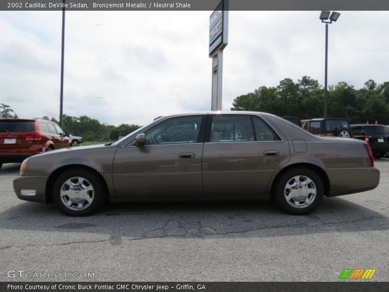 Bronzemist Metallic / Neutral Shale 2002 Cadillac DeVille Sedan