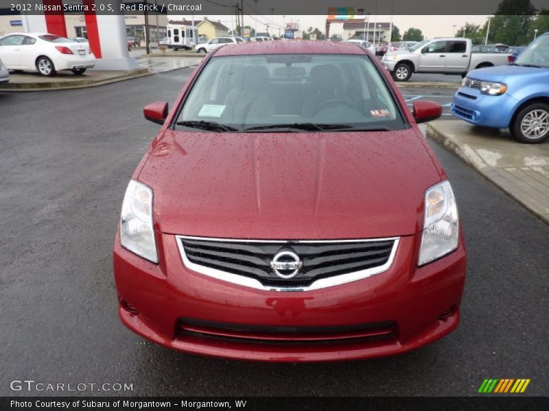 Red Brick / Charcoal 2012 Nissan Sentra 2.0 S