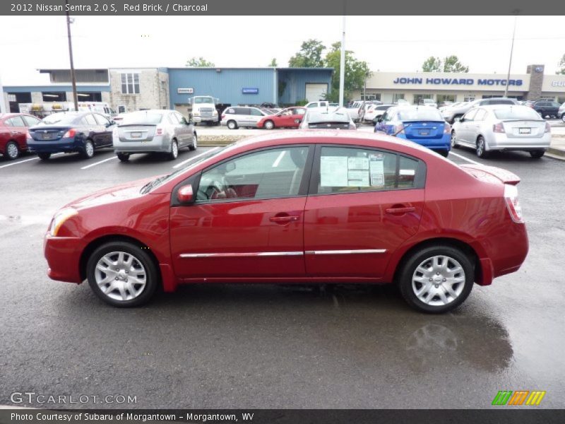 Red Brick / Charcoal 2012 Nissan Sentra 2.0 S