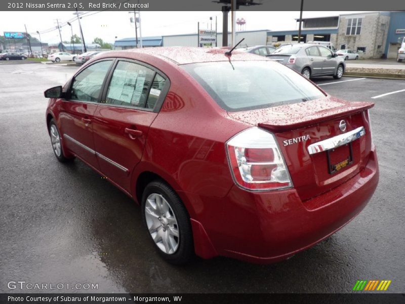 Red Brick / Charcoal 2012 Nissan Sentra 2.0 S
