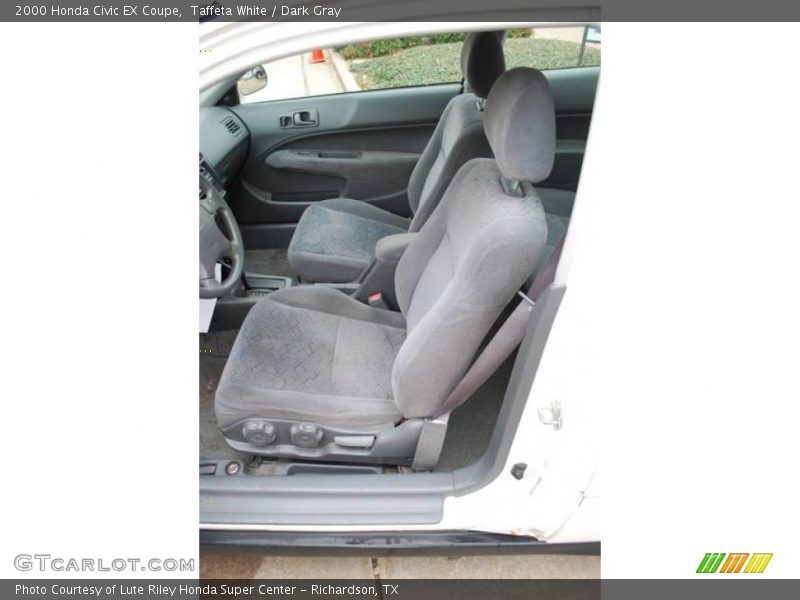 Taffeta White / Dark Gray 2000 Honda Civic EX Coupe