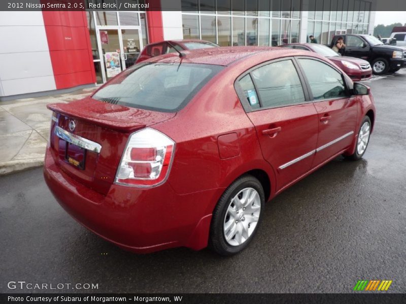 Red Brick / Charcoal 2012 Nissan Sentra 2.0 S