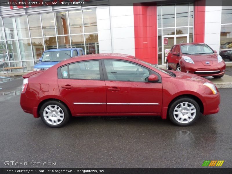 Red Brick / Charcoal 2012 Nissan Sentra 2.0 S