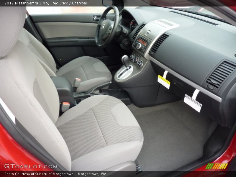 Red Brick / Charcoal 2012 Nissan Sentra 2.0 S