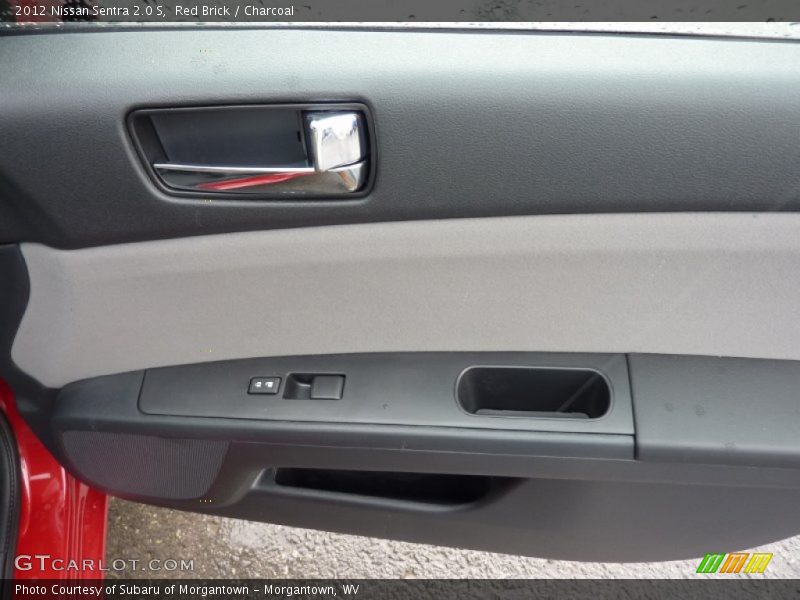 Red Brick / Charcoal 2012 Nissan Sentra 2.0 S