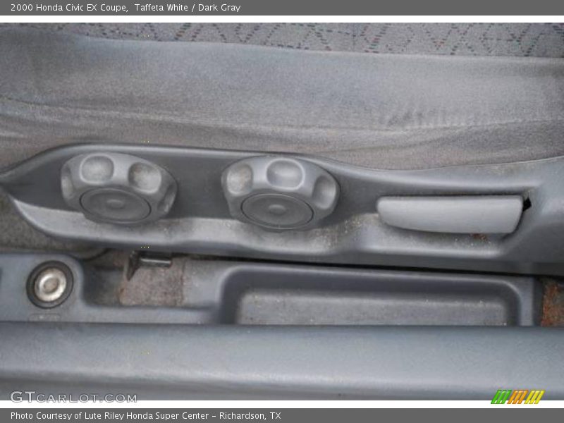 Taffeta White / Dark Gray 2000 Honda Civic EX Coupe