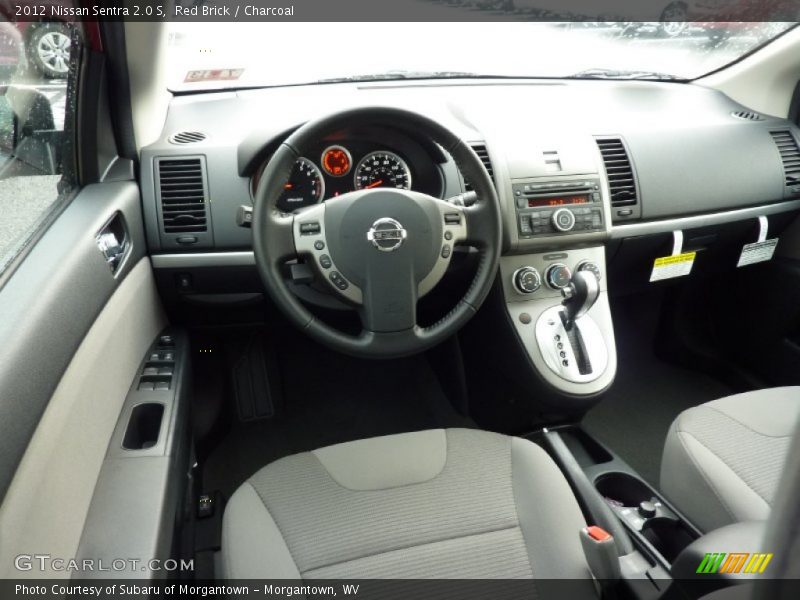 Red Brick / Charcoal 2012 Nissan Sentra 2.0 S