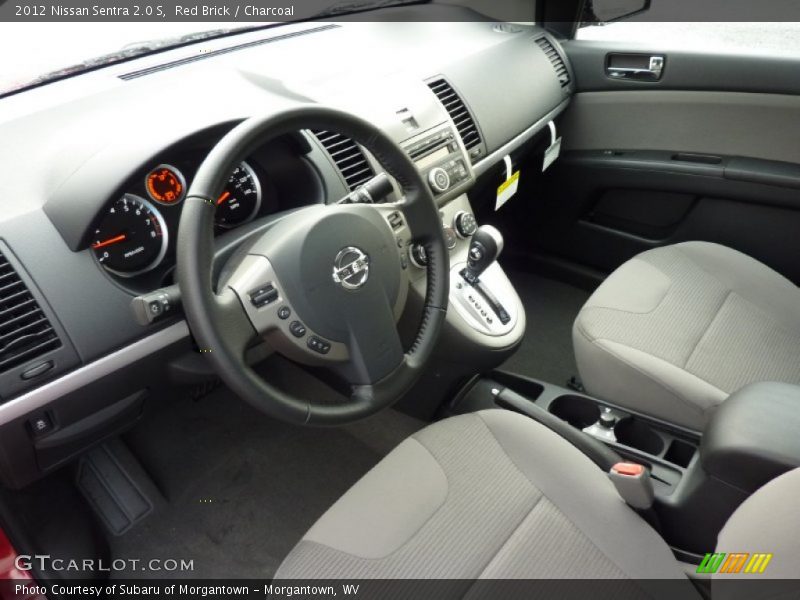 Red Brick / Charcoal 2012 Nissan Sentra 2.0 S
