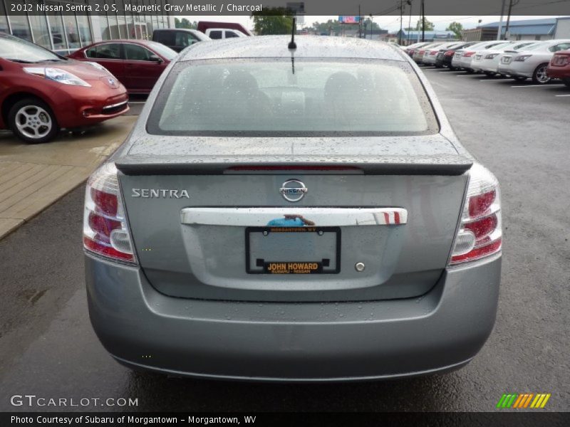 Magnetic Gray Metallic / Charcoal 2012 Nissan Sentra 2.0 S