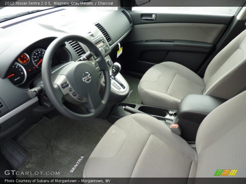 Magnetic Gray Metallic / Charcoal 2012 Nissan Sentra 2.0 S