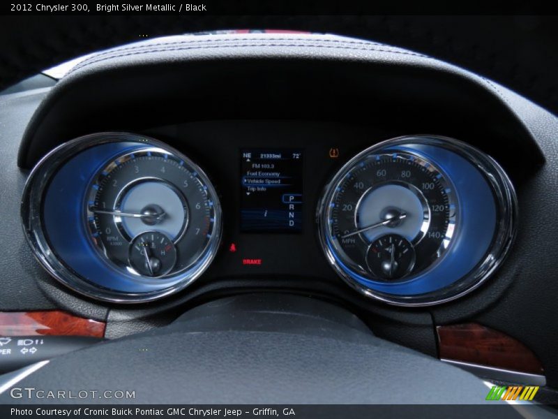 Bright Silver Metallic / Black 2012 Chrysler 300