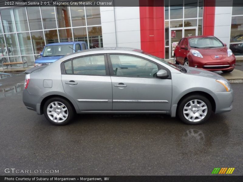 Magnetic Gray Metallic / Charcoal 2012 Nissan Sentra 2.0 S