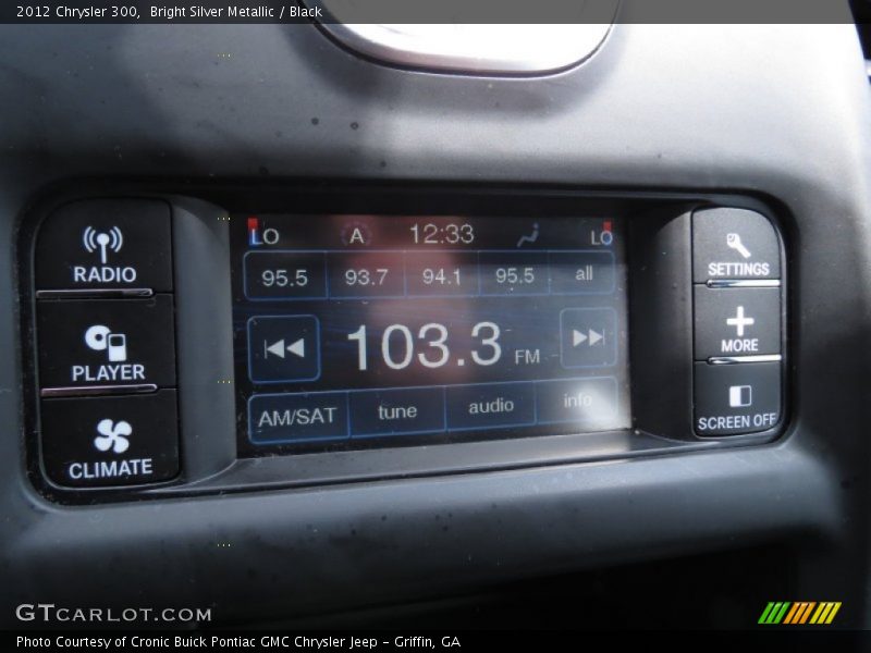 Bright Silver Metallic / Black 2012 Chrysler 300