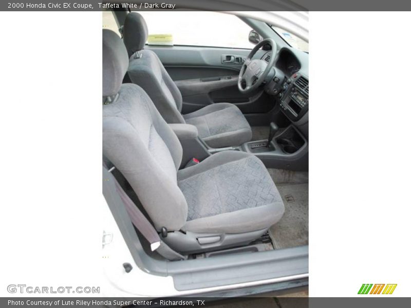 Taffeta White / Dark Gray 2000 Honda Civic EX Coupe