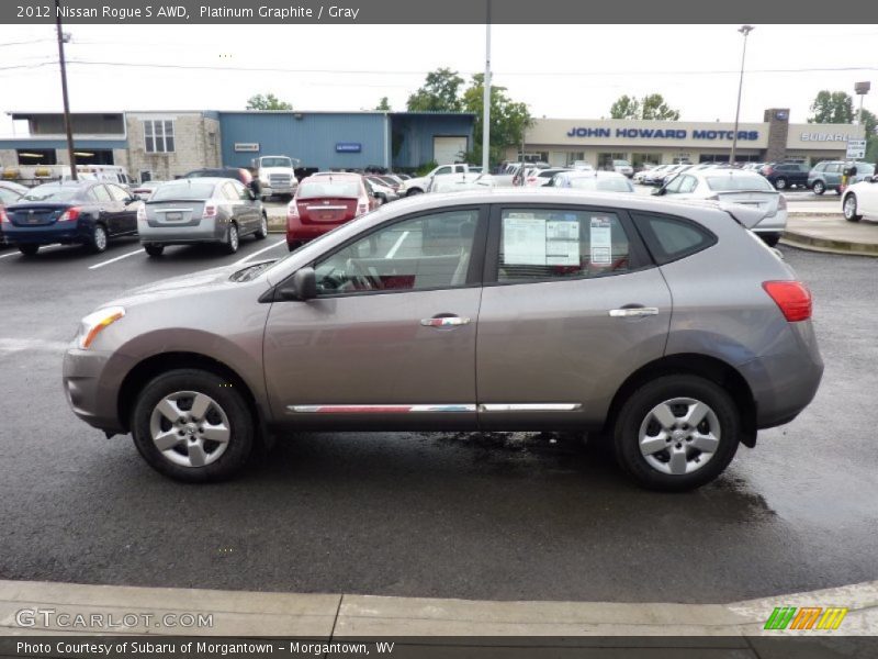Platinum Graphite / Gray 2012 Nissan Rogue S AWD