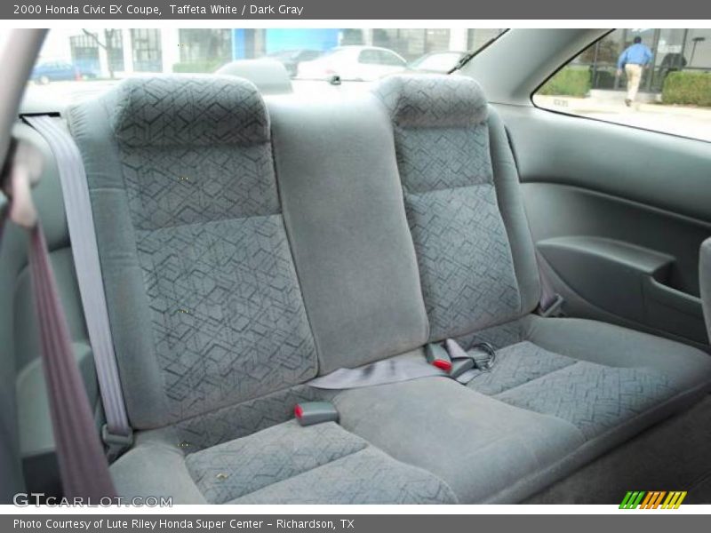 Taffeta White / Dark Gray 2000 Honda Civic EX Coupe