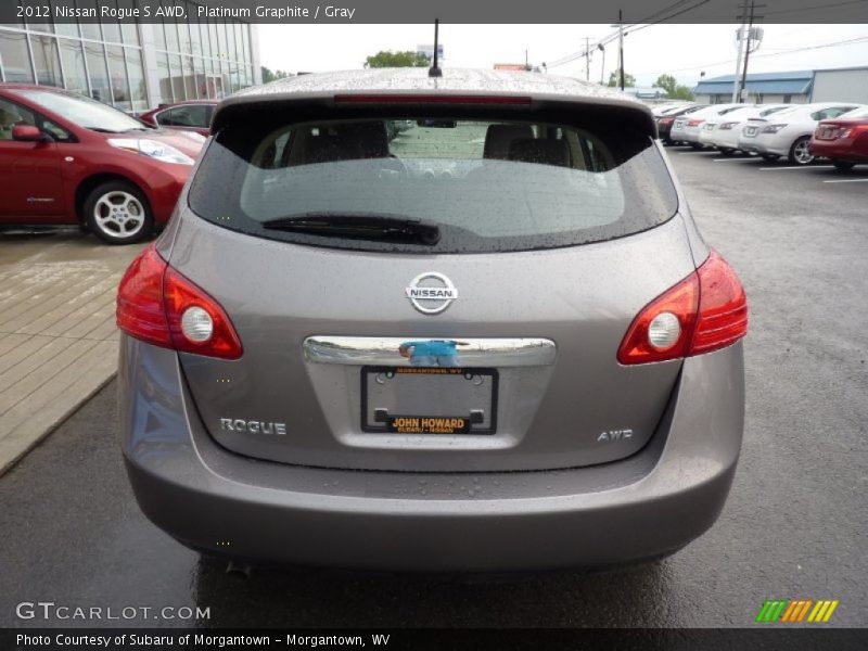 Platinum Graphite / Gray 2012 Nissan Rogue S AWD
