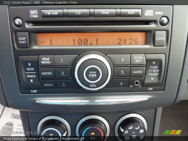 Platinum Graphite / Gray 2012 Nissan Rogue S AWD