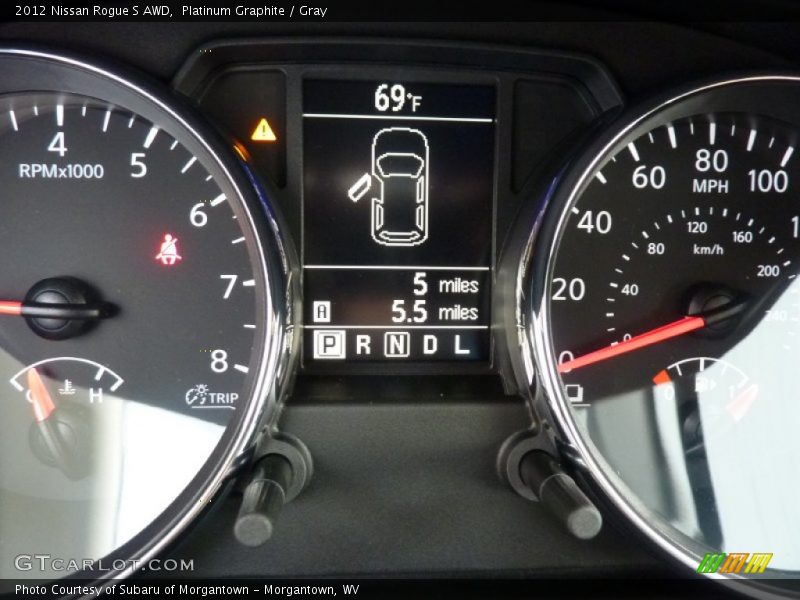 Platinum Graphite / Gray 2012 Nissan Rogue S AWD