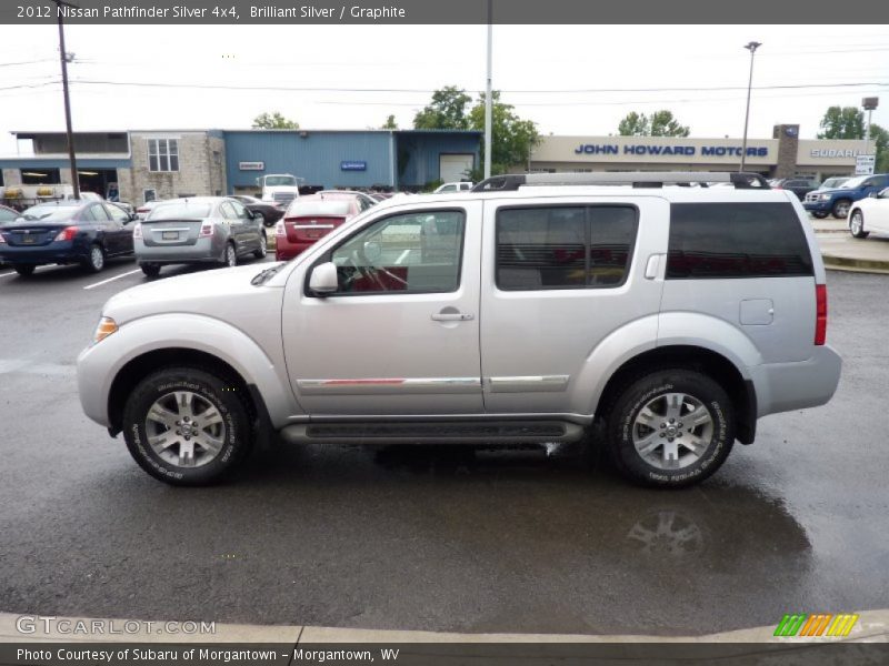Brilliant Silver / Graphite 2012 Nissan Pathfinder Silver 4x4