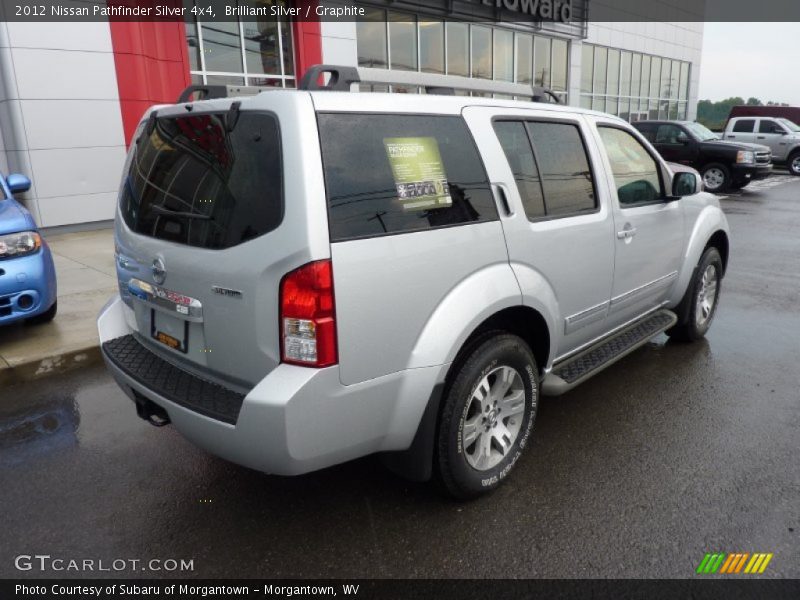 Brilliant Silver / Graphite 2012 Nissan Pathfinder Silver 4x4
