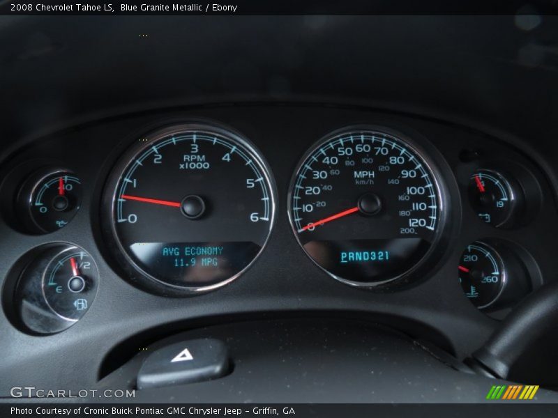 Blue Granite Metallic / Ebony 2008 Chevrolet Tahoe LS