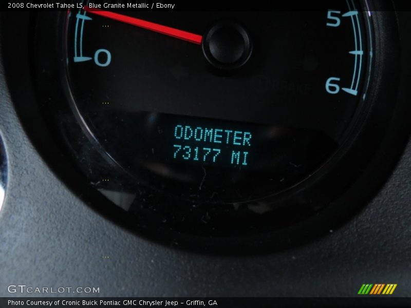 Blue Granite Metallic / Ebony 2008 Chevrolet Tahoe LS