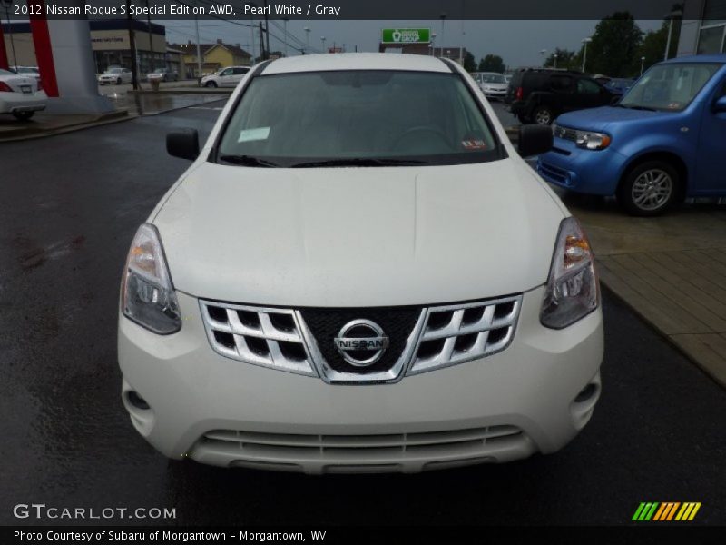 Pearl White / Gray 2012 Nissan Rogue S Special Edition AWD