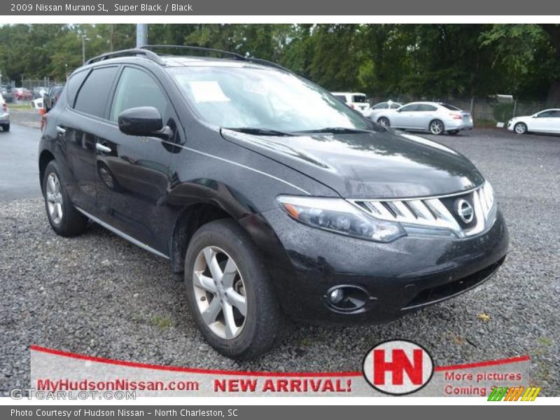 Super Black / Black 2009 Nissan Murano SL