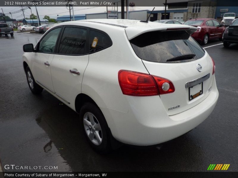 Pearl White / Gray 2012 Nissan Rogue S Special Edition AWD