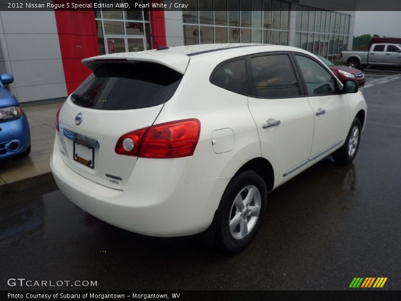 Pearl White / Gray 2012 Nissan Rogue S Special Edition AWD
