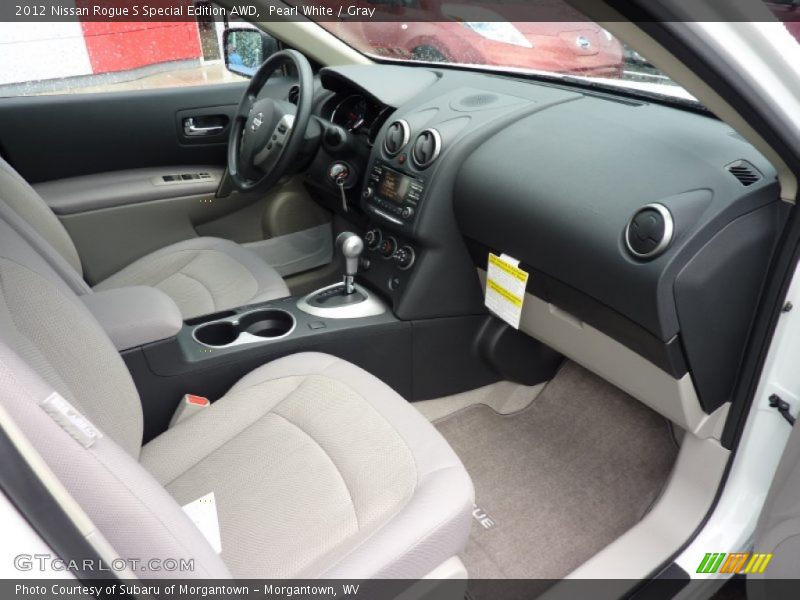 Pearl White / Gray 2012 Nissan Rogue S Special Edition AWD