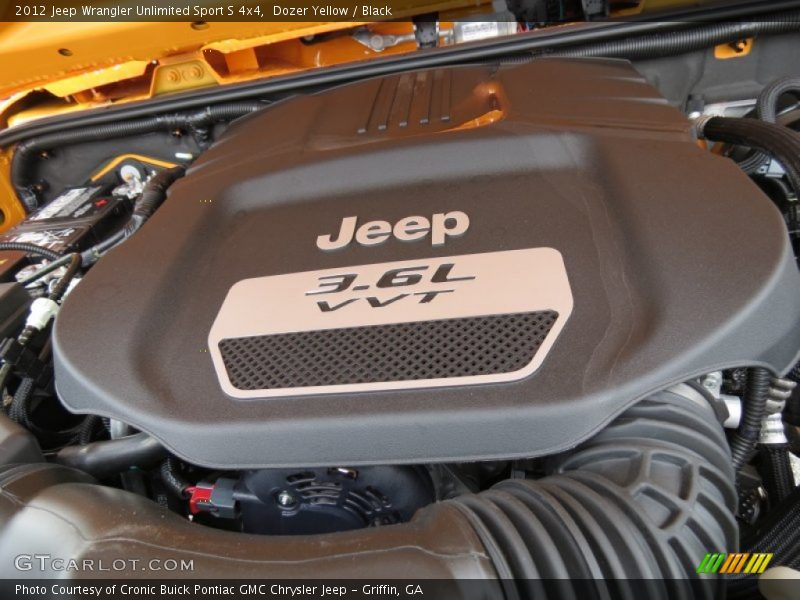 Dozer Yellow / Black 2012 Jeep Wrangler Unlimited Sport S 4x4