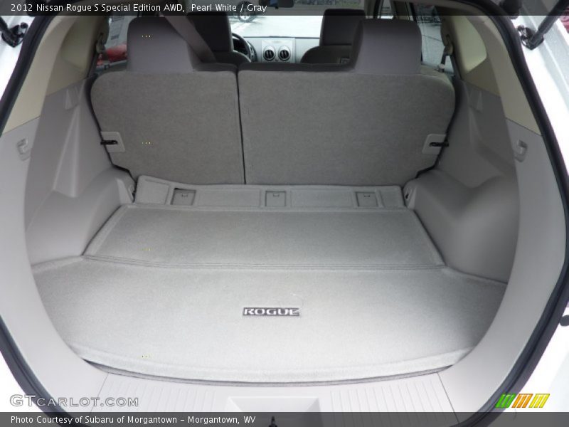 Pearl White / Gray 2012 Nissan Rogue S Special Edition AWD