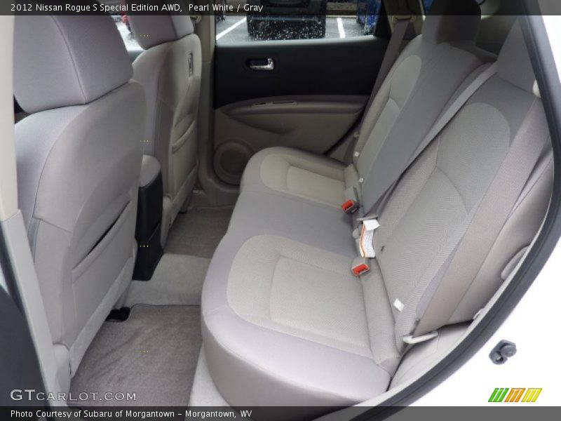 Pearl White / Gray 2012 Nissan Rogue S Special Edition AWD