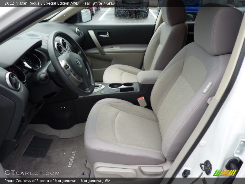Pearl White / Gray 2012 Nissan Rogue S Special Edition AWD