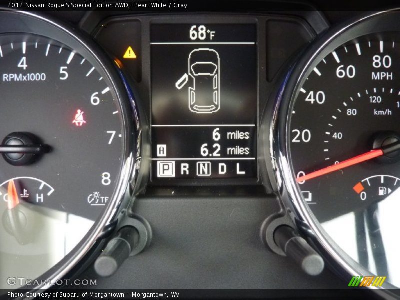 Pearl White / Gray 2012 Nissan Rogue S Special Edition AWD