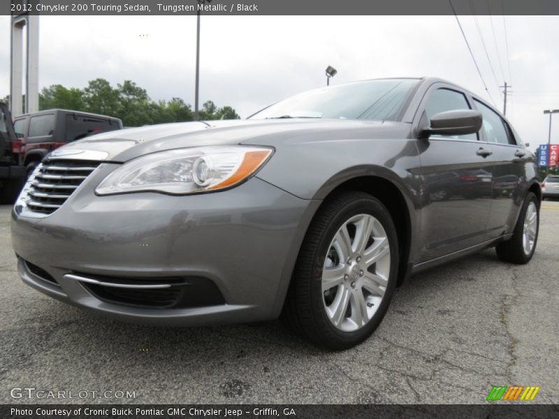 Tungsten Metallic / Black 2012 Chrysler 200 Touring Sedan