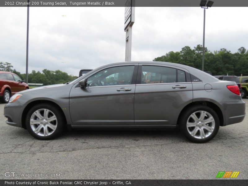 Tungsten Metallic / Black 2012 Chrysler 200 Touring Sedan