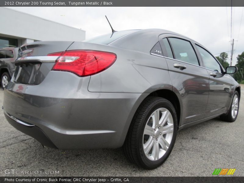 Tungsten Metallic / Black 2012 Chrysler 200 Touring Sedan