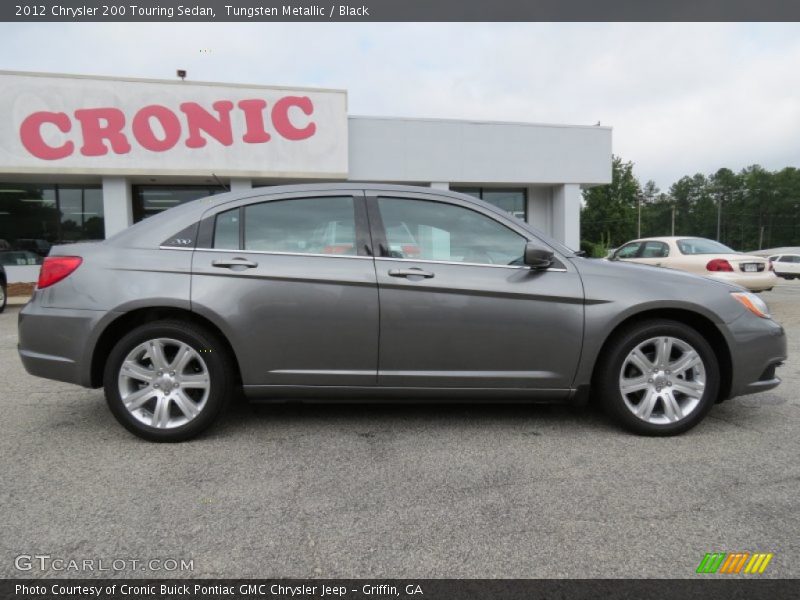 Tungsten Metallic / Black 2012 Chrysler 200 Touring Sedan