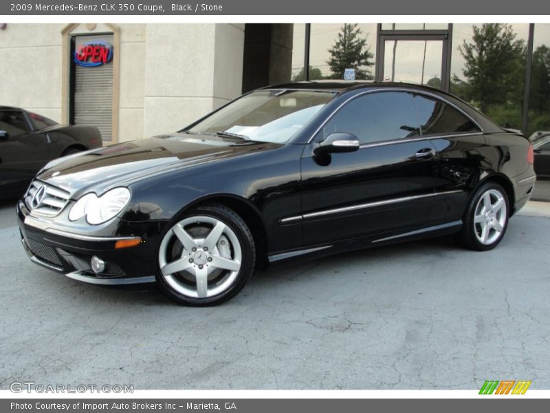 Black / Stone 2009 Mercedes-Benz CLK 350 Coupe