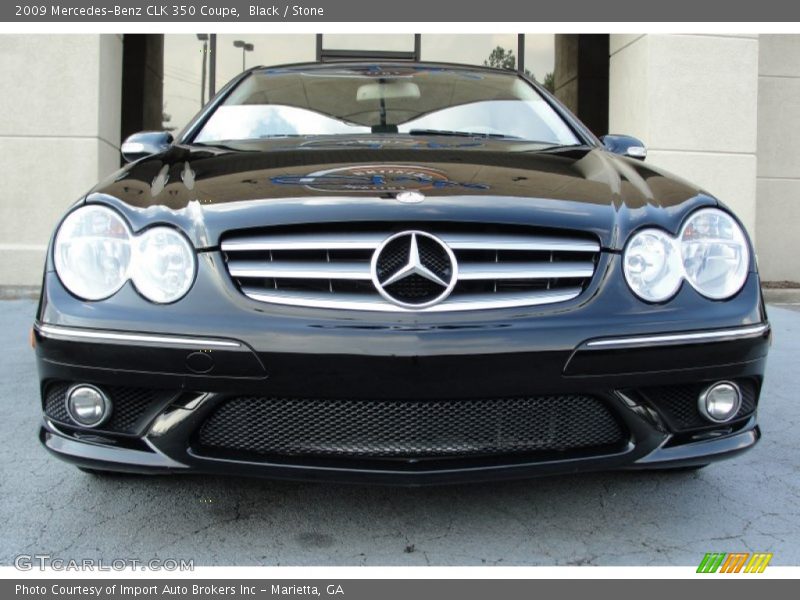 Black / Stone 2009 Mercedes-Benz CLK 350 Coupe